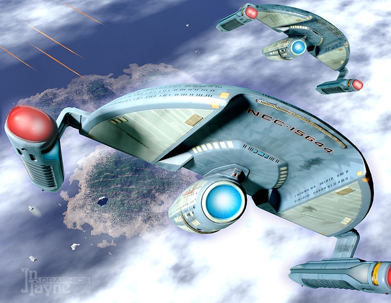 Star Trek ships by PJT Models: Klingon Bird of prey AMT 